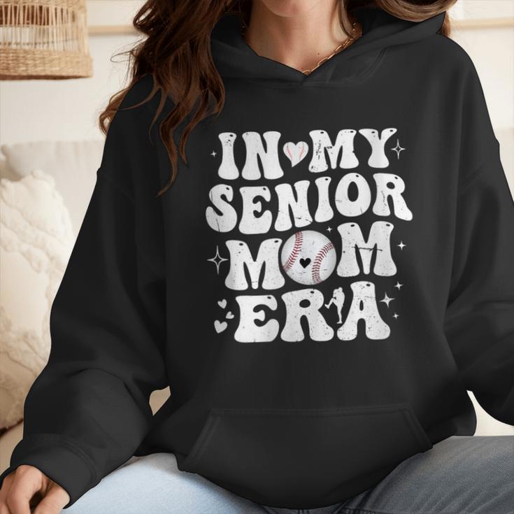 In My Senior Mom Era Class Of 2024 Groovy Baseball Mom Life Wmen Hoodie In My Senior Mom Era Class Of 2024 Groovy Baseball Mom Life Wmen Hoodie