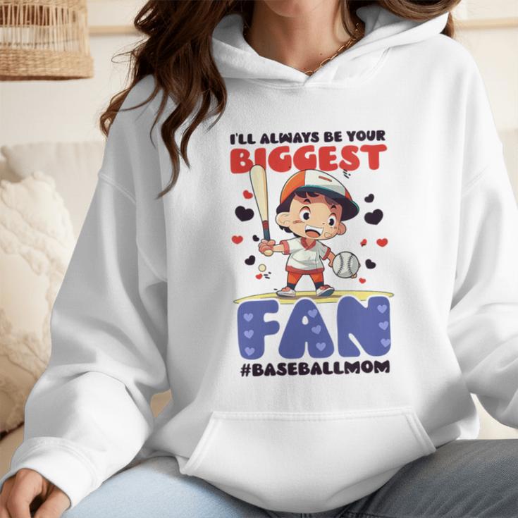 Always Your Biggest Fan Baseball Mom Wmen Hoodie Always Your Biggest Fan Baseball Mom Wmen Hoodie