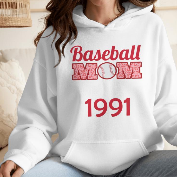 Baseball Mom Since 1991 Wmen Hoodie Baseball Mom Since 1991 Wmen Hoodie