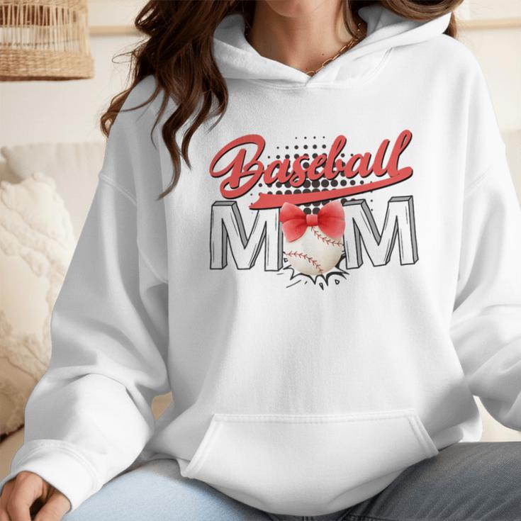 Baseball Mom Coquette Pink Bow Baseball Mama Premium Wmen Hoodie Baseball Mom Coquette Pink Bow Baseball Mama Premium Wmen Hoodie