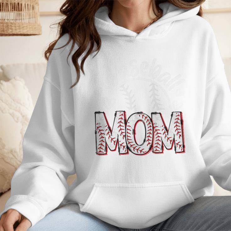 Baseball Mom Cute Baseball Mama Proud Senior Baseball Player Premium Wmen Hoodie