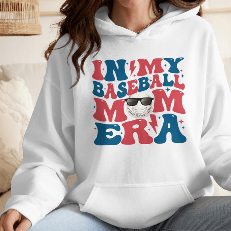 In My Baseball Mom Era Smile Face Retro Wmen Hoodie In My Baseball Mom Era Smile Face Retro Wmen Hoodie