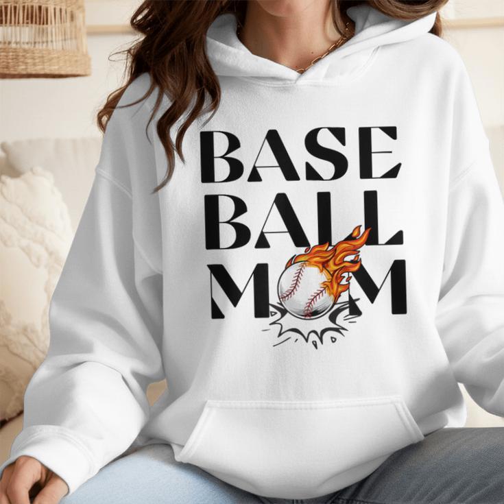 Baseball Mom Game Day Game Day Wmen Hoodie