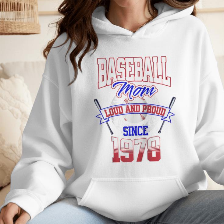 Baseball Mom Loud & Proud Since 1978 Raglan Baseball Tee Wmen Hoodie Baseball Mom Loud & Proud Since 1978 Raglan Baseball Tee Wmen Hoodie