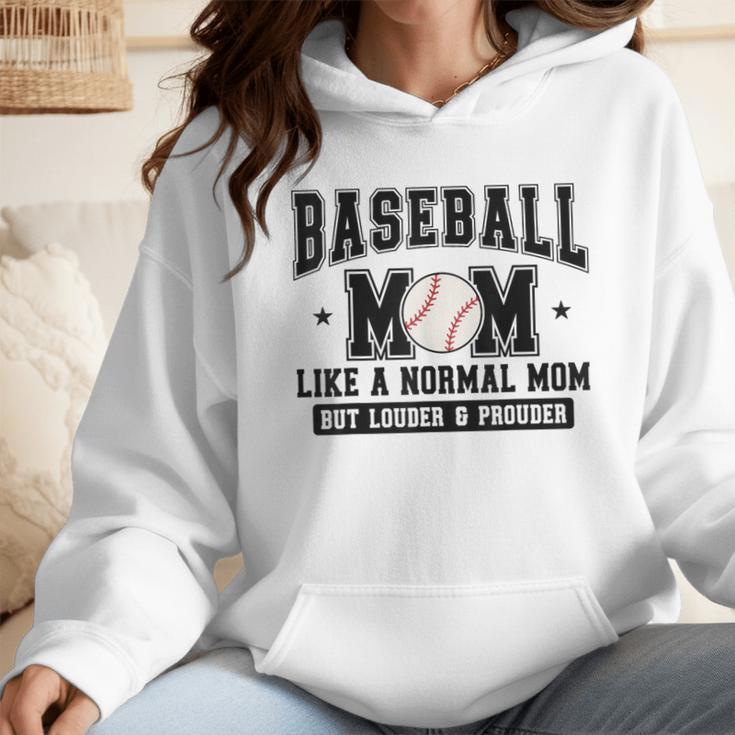 Baseball Mom Loud Proud Mom Like A Normal Mama Mothers Wmen Hoodie Baseball Mom Loud Proud Mom Like A Normal Mama Mothers Wmen Hoodie