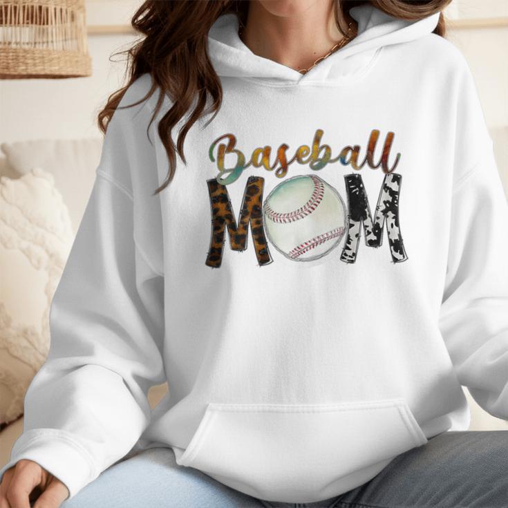 Baseball Mom Mama Mother Wmen Hoodie