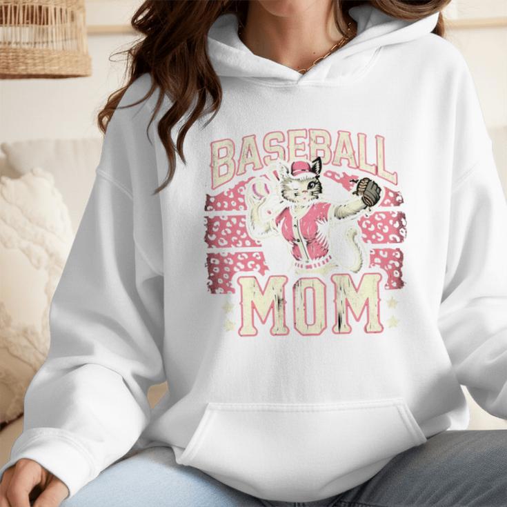 Baseball Mom Mama Mother's Cat In My Baseball Mom Era Wmen Hoodie Baseball Mom Mama Mother's Cat In My Baseball Mom Era Wmen Hoodie