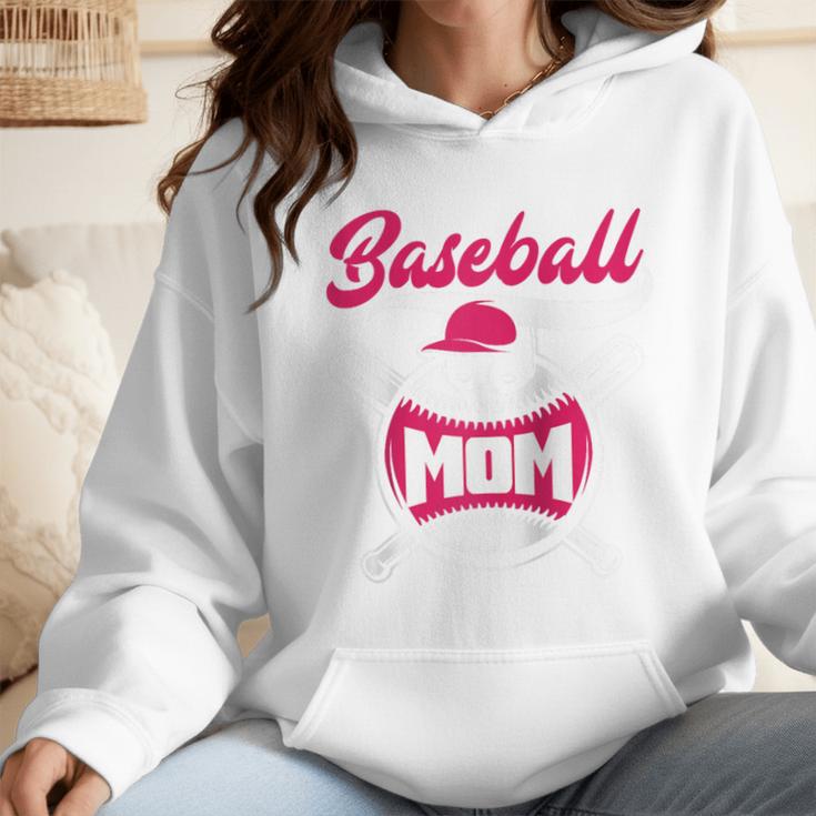 Baseball Mom Raglan Baseball Tee Wmen Hoodie