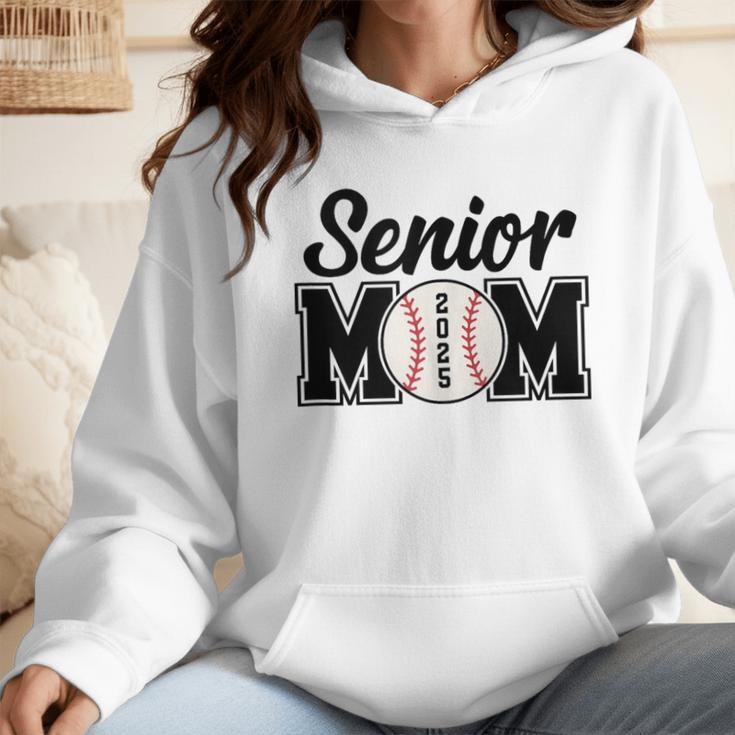 Baseball Mom Senior 2025 Mama Baseball Players High School Wmen Hoodie