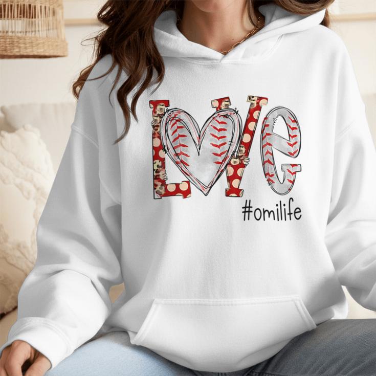 Baseball Mom Shirt Heart Love Baseball Omilife Wmen Hoodie Baseball Mom Shirt Heart Love Baseball Omilife Wmen Hoodie