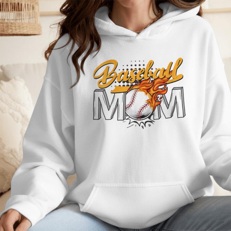Baseball Mom Sports Graphic Novelty Wmen Hoodie Baseball Mom Sports Graphic Novelty Wmen Hoodie
