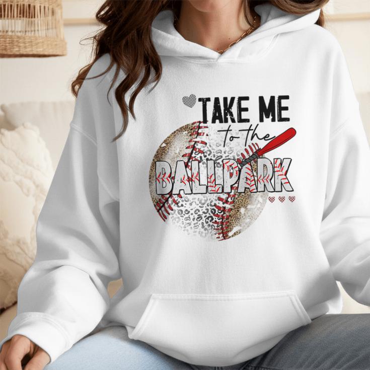Baseball Moms Cute Take Me To The Ballpark Sports Athletic Wmen Hoodie Baseball Moms Cute Take Me To The Ballpark Sports Athletic Wmen Hoodie