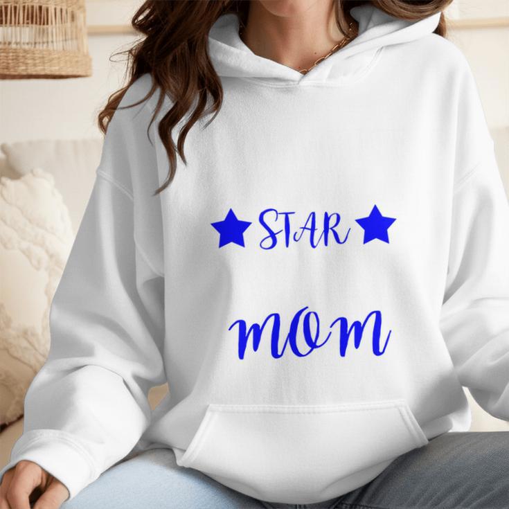 BASEBALL STAR MOM Sporty Design For Proud Baseball Moms Wmen Hoodie BASEBALL STAR MOM Sporty Design For Proud Baseball Moms Wmen Hoodie