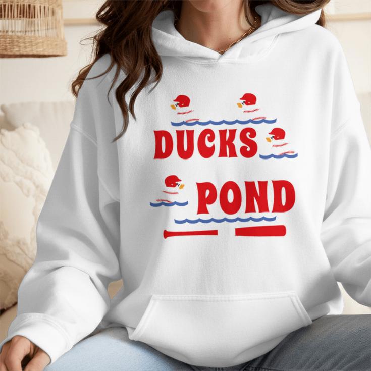 Cute Ducks On The Pond Cute Baseball Mom T-Shirt Wmen Hoodie Cute Ducks On The Pond Cute Baseball Mom T-Shirt Wmen Hoodie