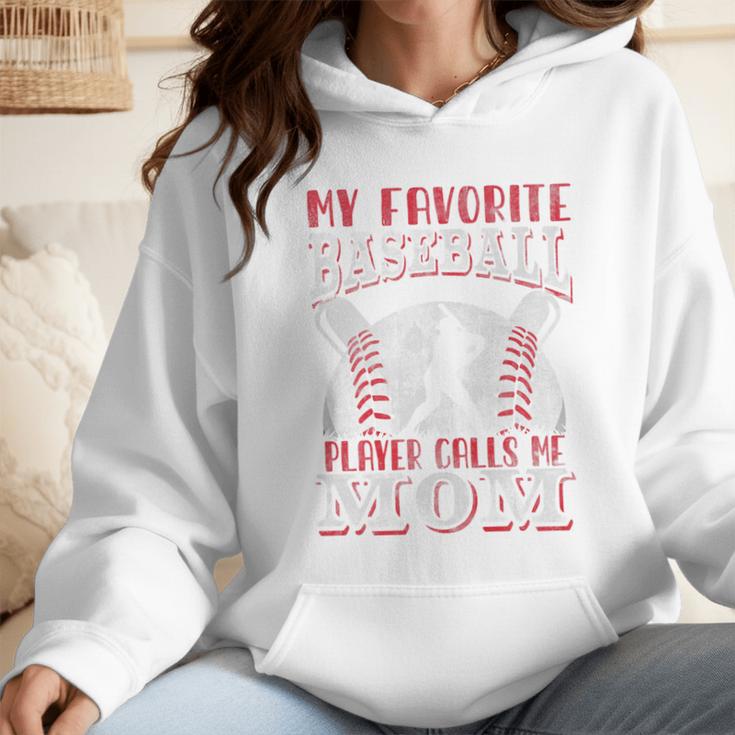 My Favorite Baseball Player Calls Me Mom Proud Baseball Mom Premium Wmen Hoodie My Favorite Baseball Player Calls Me Mom Proud Baseball Mom Premium Wmen Hoodie