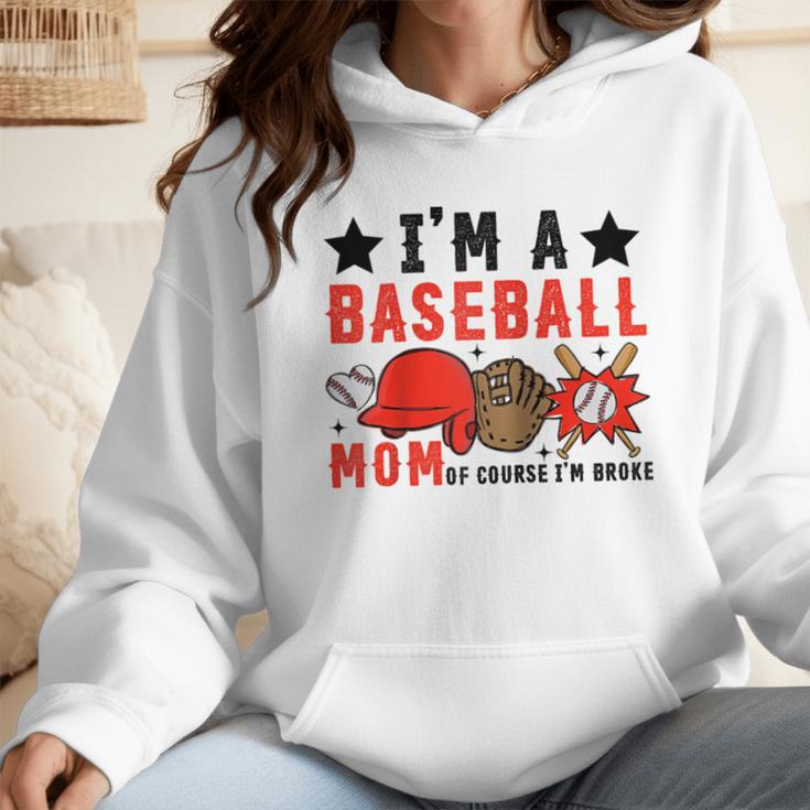 I'm A Baseball Mom Of Course I'm Broke Raglan Baseball Tee Wmen Hoodie I'm A Baseball Mom Of Course I'm Broke Raglan Baseball Tee Wmen Hoodie