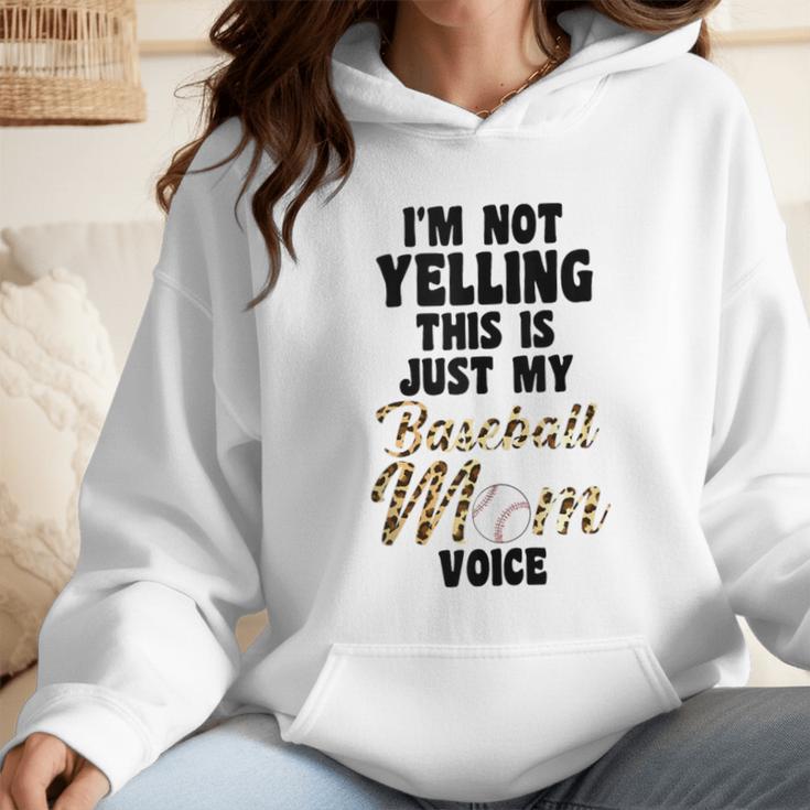 I'm Not Yelling This Is Baseball Mom Baseball Wmen Hoodie I'm Not Yelling This Is Baseball Mom Baseball Wmen Hoodie