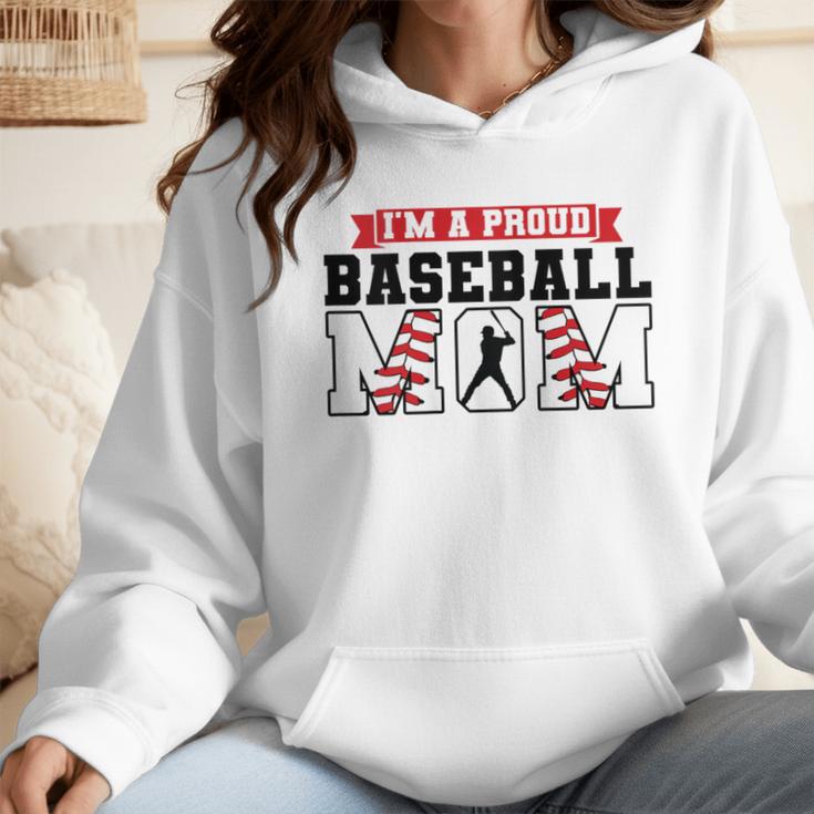I'm a Proud Baseball Mom Baseball Wmen Hoodie I'm a Proud Baseball Mom Baseball Wmen Hoodie
