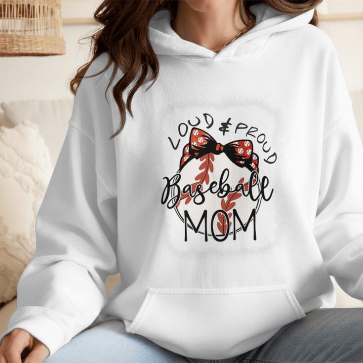 Loud Proud Baseball Mom Mommy Premium Wmen Hoodie Loud Proud Baseball Mom Mommy Premium Wmen Hoodie