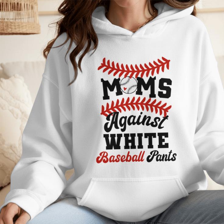 Moms Against Baseball Pants Baseball Mom Joke Wmen Hoodie Moms Against Baseball Pants Baseball Mom Joke Wmen Hoodie