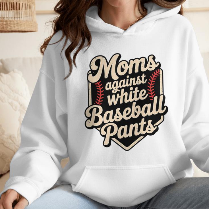 Moms Against Baseball Pants Baseball Mom Premium Tri-Blend Wmen Hoodie