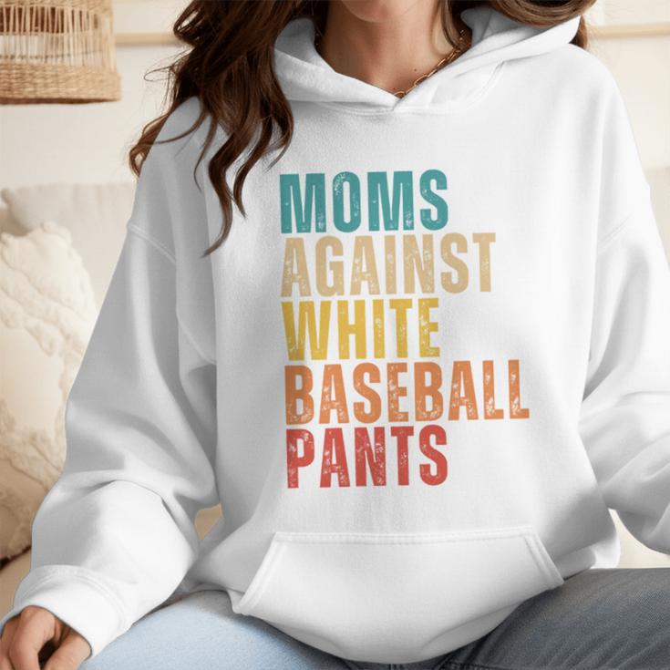 Moms Against Baseball Pants Baseball Mom Retro Wmen Hoodie Moms Against Baseball Pants Baseball Mom Retro Wmen Hoodie