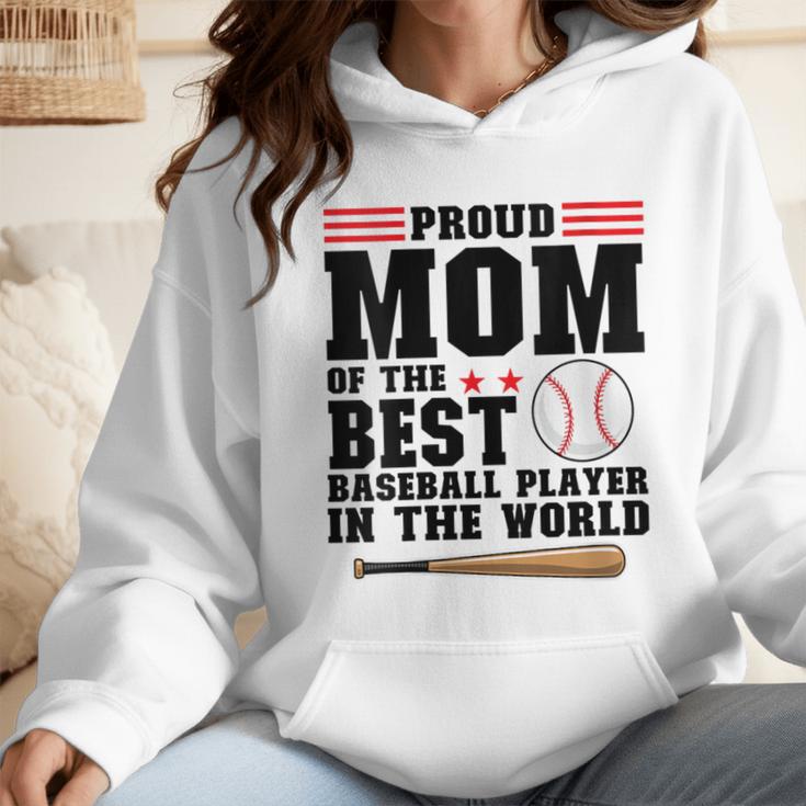 Proud Mom Of An Awesome Baseball Baseball Mom Wmen Hoodie Proud Mom Of An Awesome Baseball Baseball Mom Wmen Hoodie