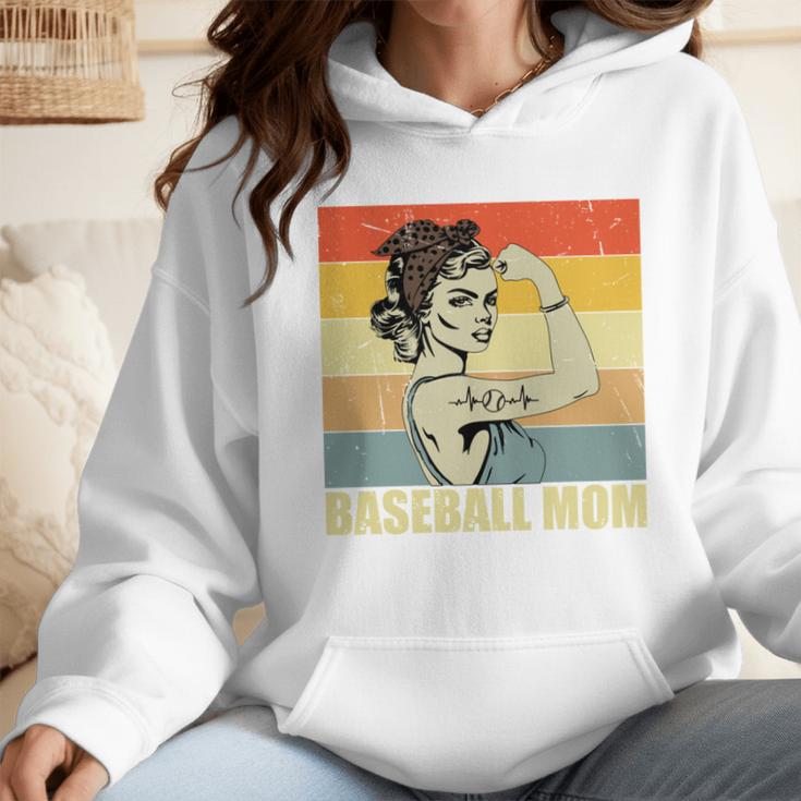 Retro Baseball Mom Sport Lover Vintage Wmen Hoodie Retro Baseball Mom Sport Lover Vintage Wmen Hoodie