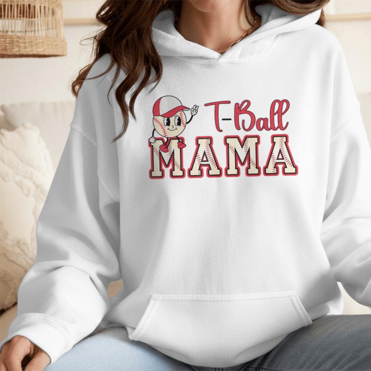 Retro Tball Mama Art Baseball Mom Softball Wmen Hoodie Retro Tball Mama Art Baseball Mom Softball Wmen Hoodie