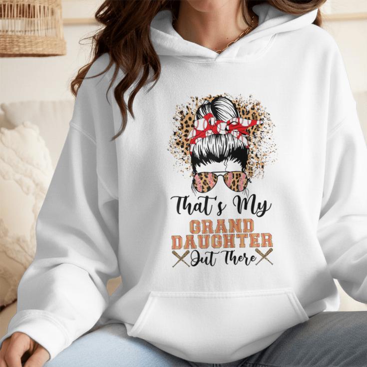 That's My Granddaughter Out There Baseball Mom Mother's Day Wmen Hoodie