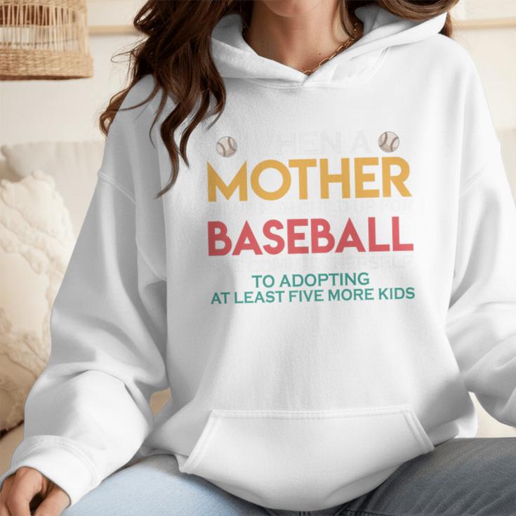 When A Mother Signs Child Up For Baseball Baseball Mom Premium Wmen Hoodie When A Mother Signs Child Up For Baseball Baseball Mom Premium Wmen Hoodie