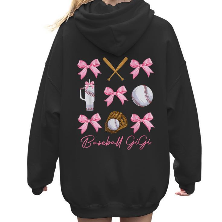 Baseball Gigi Era Bows Baseball Mom Women Women Hoodie Back Print