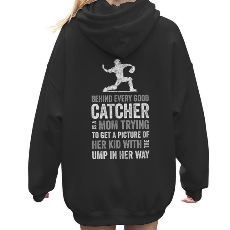 Baseball Mom Tee  Baseball Player Mom Women Hoodie Back Print