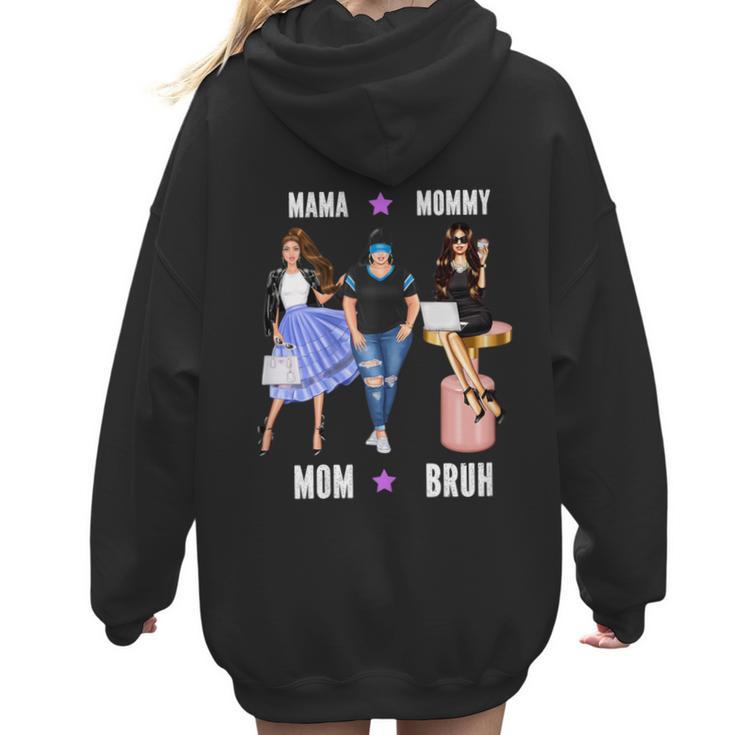 Sassy Baseball Mom  Sassy Classy Elegant Women Hoodie Back Print