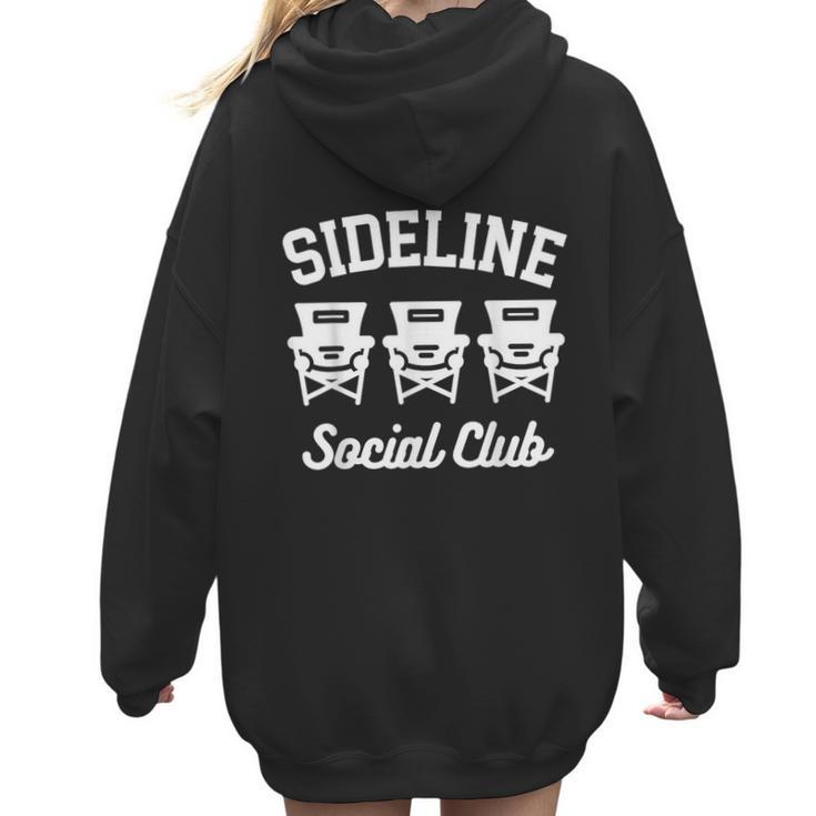 Sideline Social Club Baseball Mom Shirt Women Hoodie Back Print