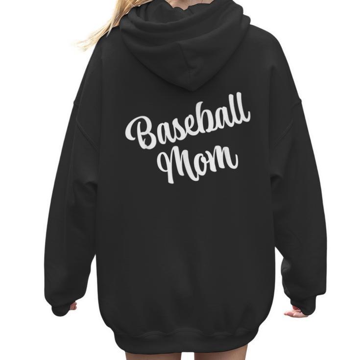 AS Tees Baseball Mom Mama Mommy Mother Women Hoodie Back Print