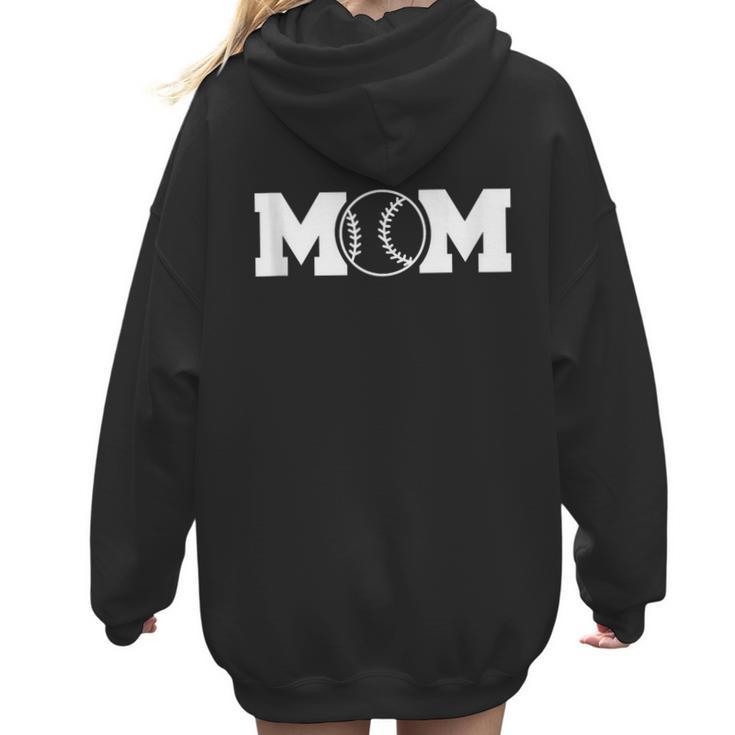 Women Baseball Mom Women Hoodie Back Print