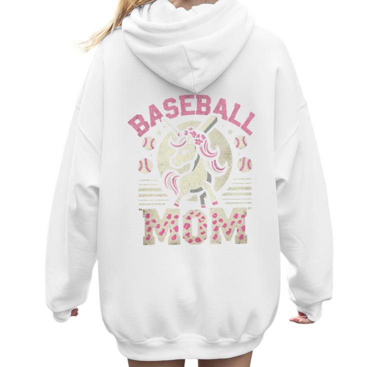 Baseball Mom Mama Mother's Dog In My Baseball Mom Era Women Hoodie Back Print