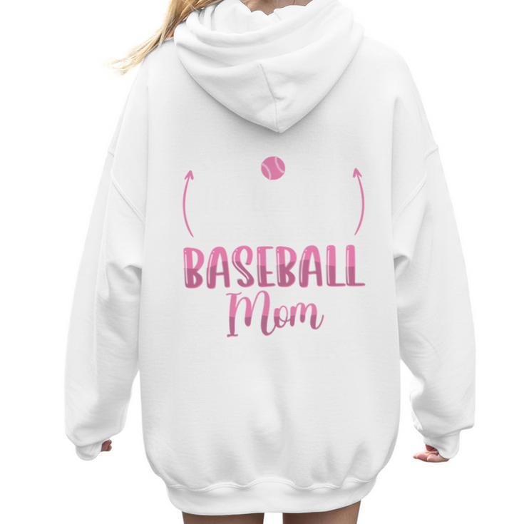 Baseball Mom -This Is What Basketball Mom Looks Like Women Hoodie Back Print