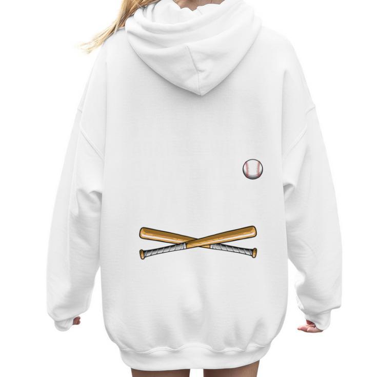 Moms Against Baseball Pants Softball Baseball Mom Women Hoodie Back Print