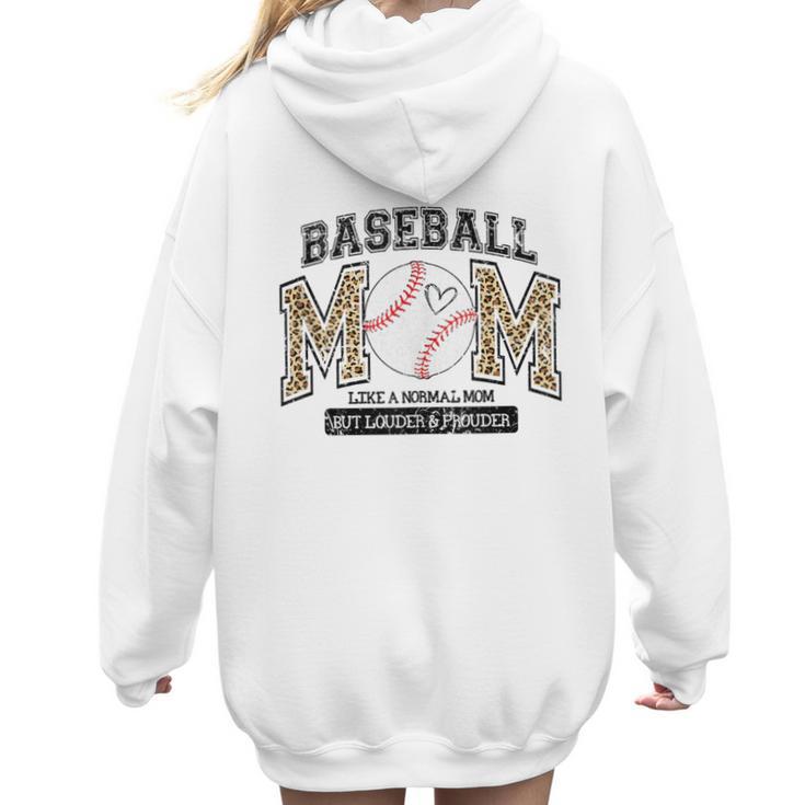 Proud Baseball Mom Shirt For Women Baseball Mom Team Women Hoodie Back Print