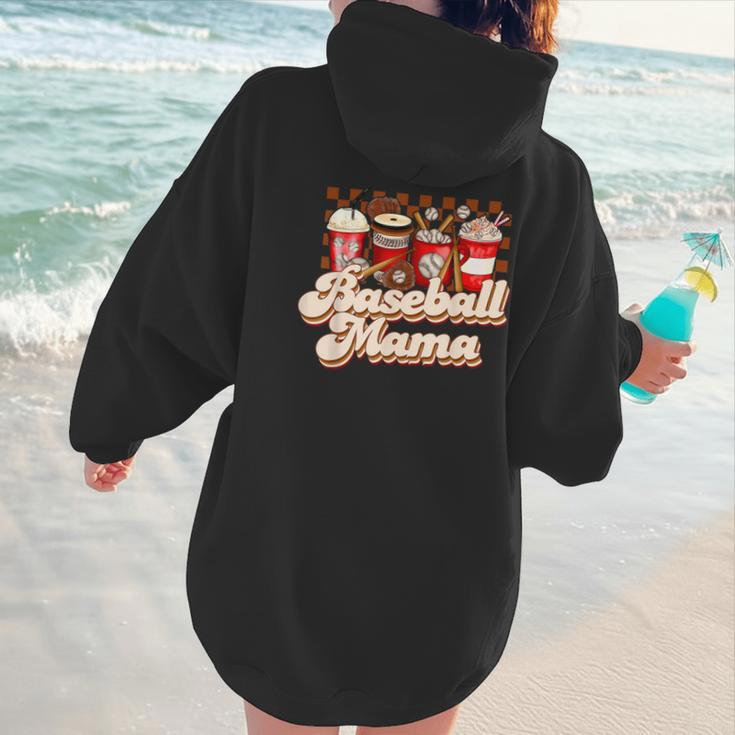 Baseball Mama Coffee Game Day Vibes Baseball Mom Women Hoodie Back Print Baseball Mama Coffee Game Day Vibes Baseball Mom Women Hoodie Back Print