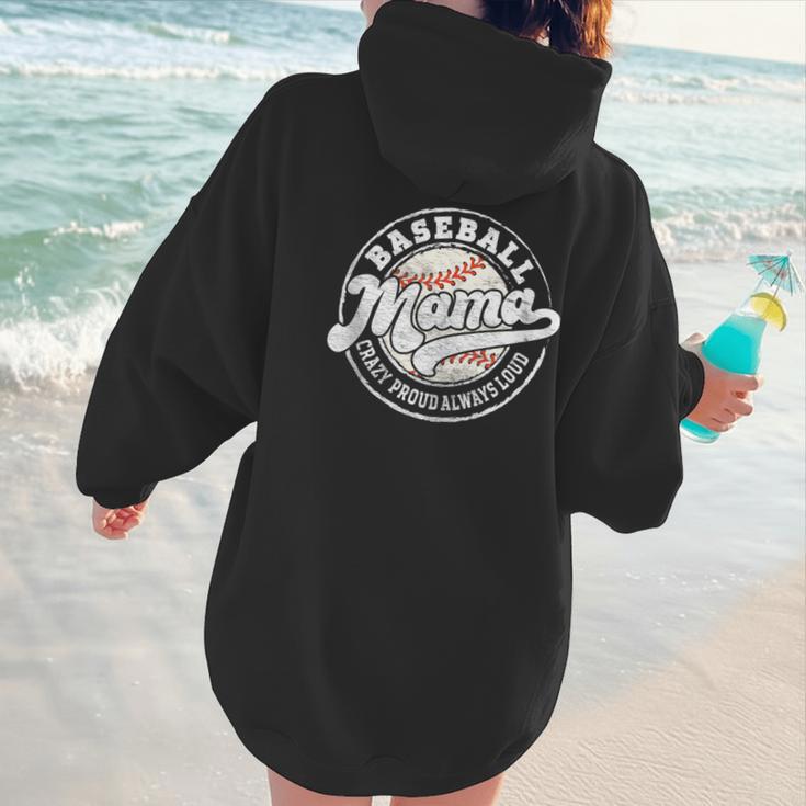 Baseball Mama Baseball Mom Matching Family Crazy Proud Women Hoodie Back Print Baseball Mama Baseball Mom Matching Family Crazy Proud Women Hoodie Back Print