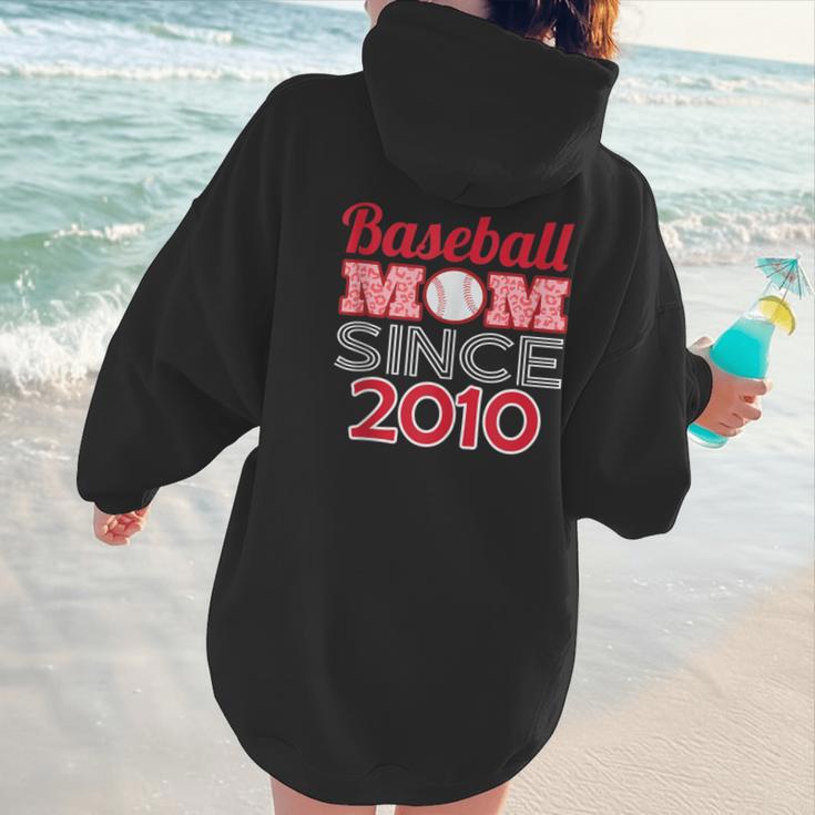 Baseball Mom Since 2010 Women Hoodie Back Print Baseball Mom Since 2010 Women Hoodie Back Print