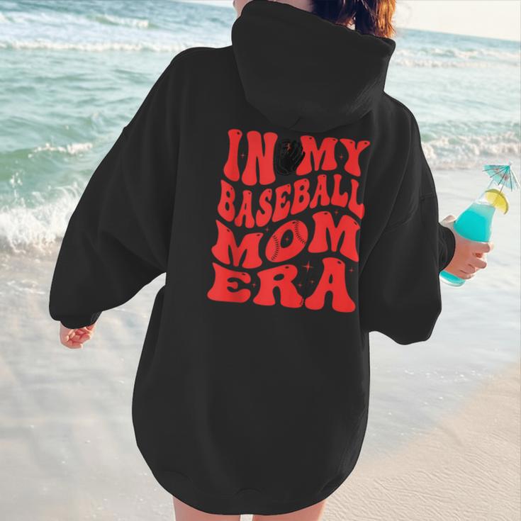 In My Baseball Mom Era Red Women Hoodie Back Print In My Baseball Mom Era Red Women Hoodie Back Print