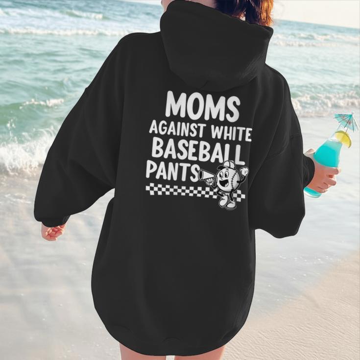 Baseball Mom Game Day Moms Against Pants Women Hoodie Back Print Baseball Mom Game Day Moms Against Pants Women Hoodie Back Print
