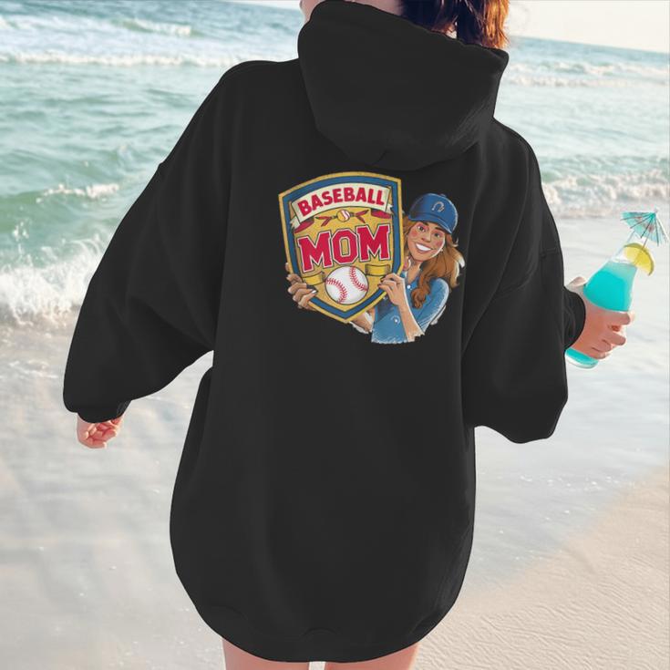 Baseball Mom Mama Mother's In My Baseball Mom Era Women Hoodie Back Print Baseball Mom Mama Mother's In My Baseball Mom Era Women Hoodie Back Print