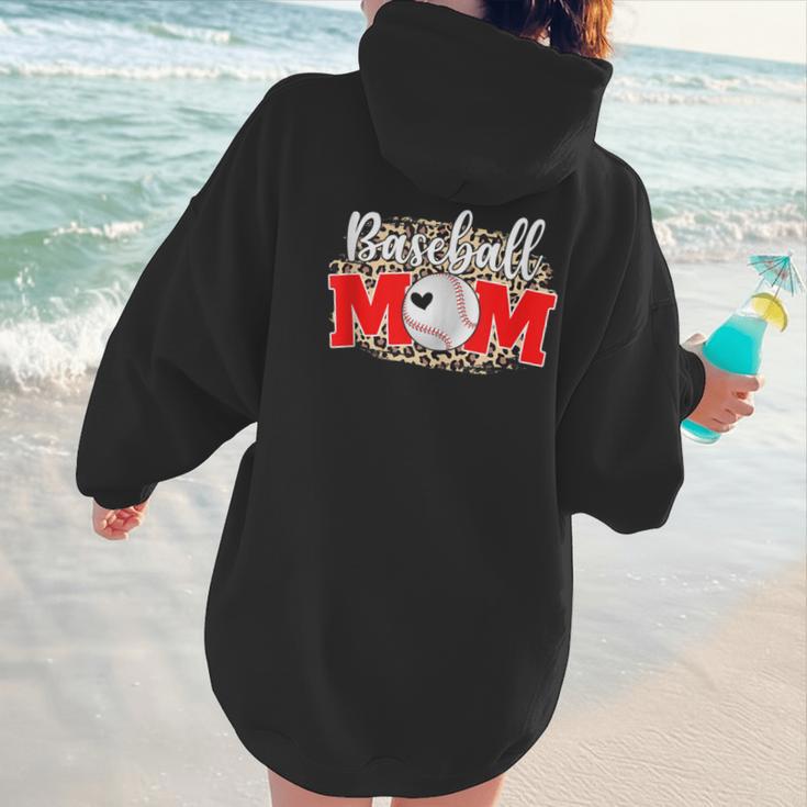 Baseball Mom Mother's Day For Mom Game Day Outfit Women Hoodie Back Print Baseball Mom Mother's Day For Mom Game Day Outfit Women Hoodie Back Print