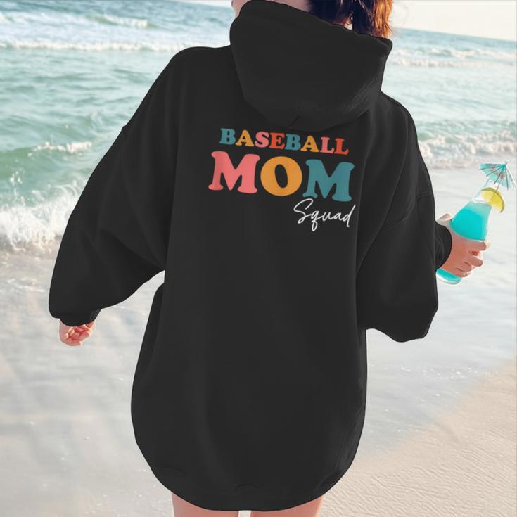 Baseball Mom Squad Boho Cute Back To School Ball Mom Women Hoodie Back Print Baseball Mom Squad Boho Cute Back To School Ball Mom Women Hoodie Back Print