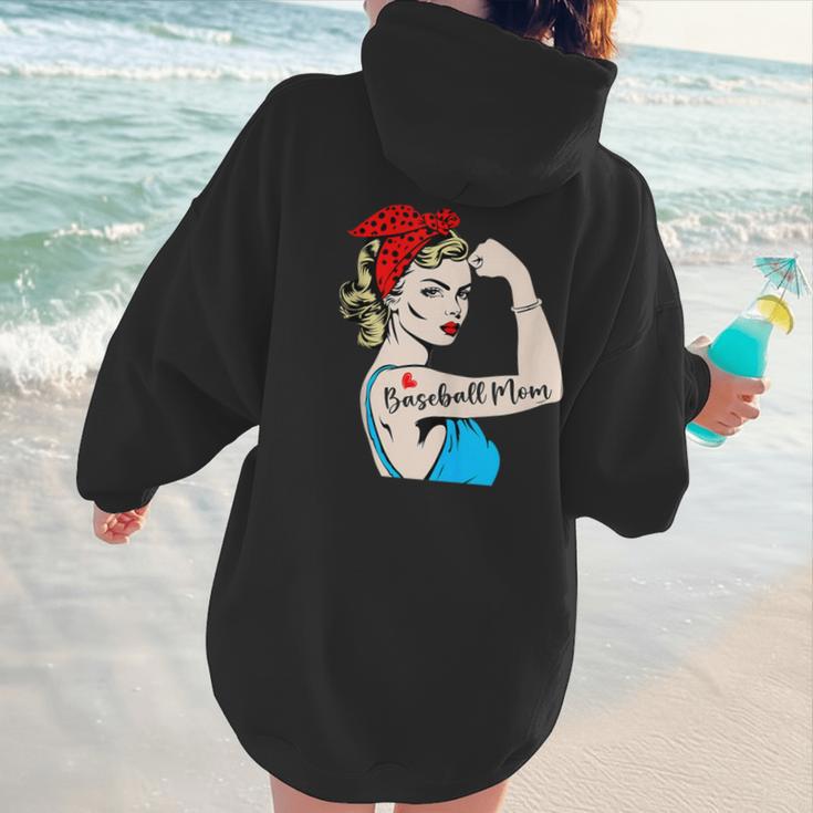 Baseball Mom Woman Baseball Sport Lover Women Hoodie Back Print Baseball Mom Woman Baseball Sport Lover Women Hoodie Back Print